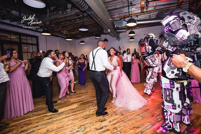 monet and steven wedding at Accelerator Space in baltimore md wedding photographer in maryland wedding photographer in virginia wedding photographer in washington dc