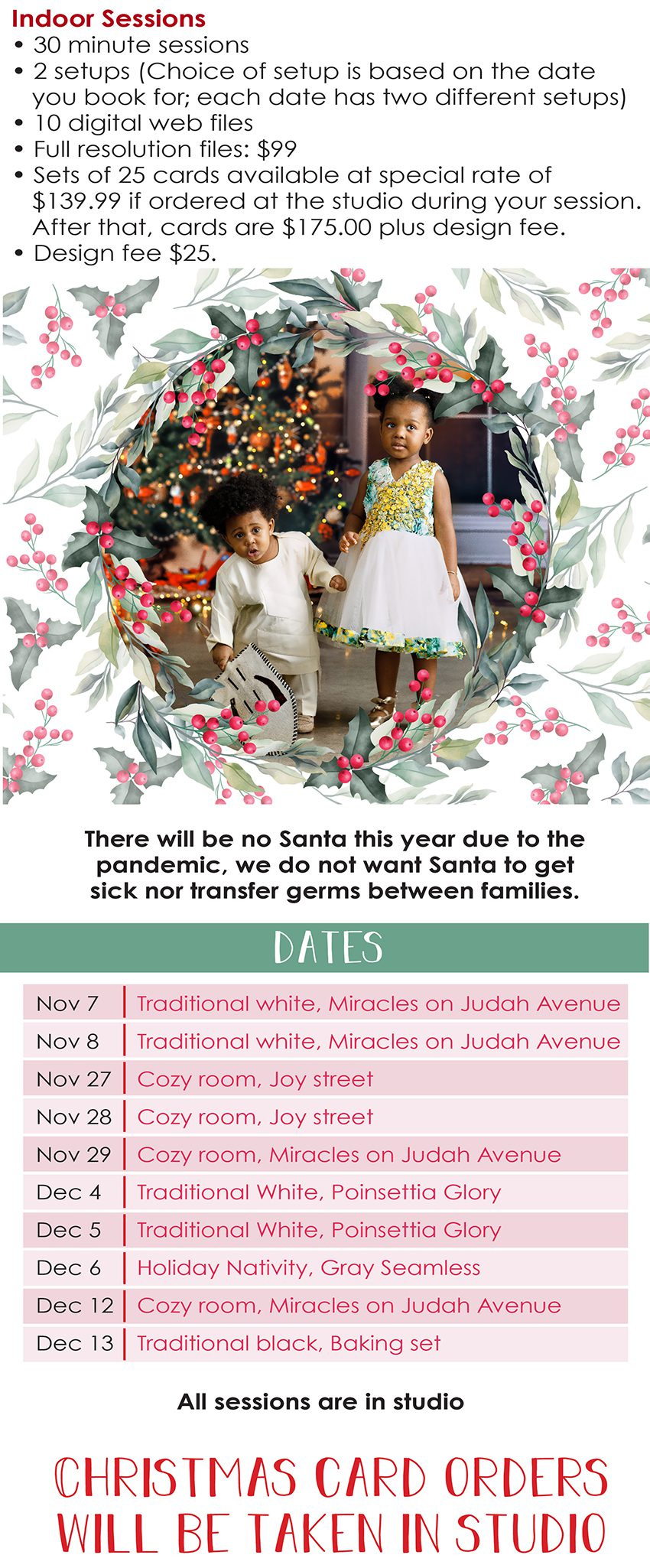 christmas holiday photographer in maryland virginia washington DC