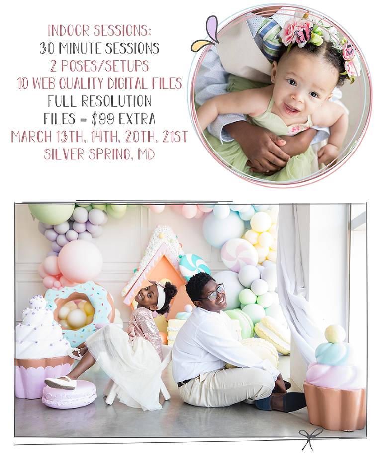 2021 easter mini sessions are open for booking