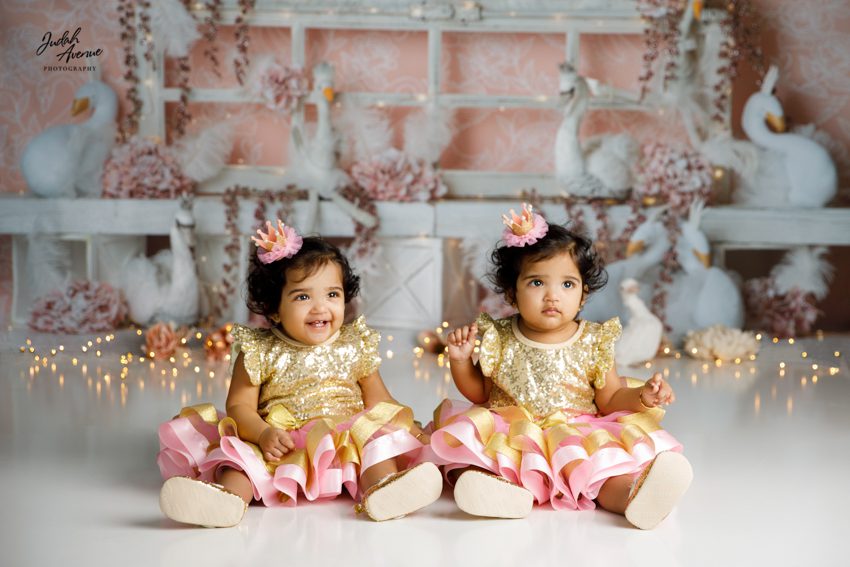 twins cake smash photographer in washington dc virginia maryland