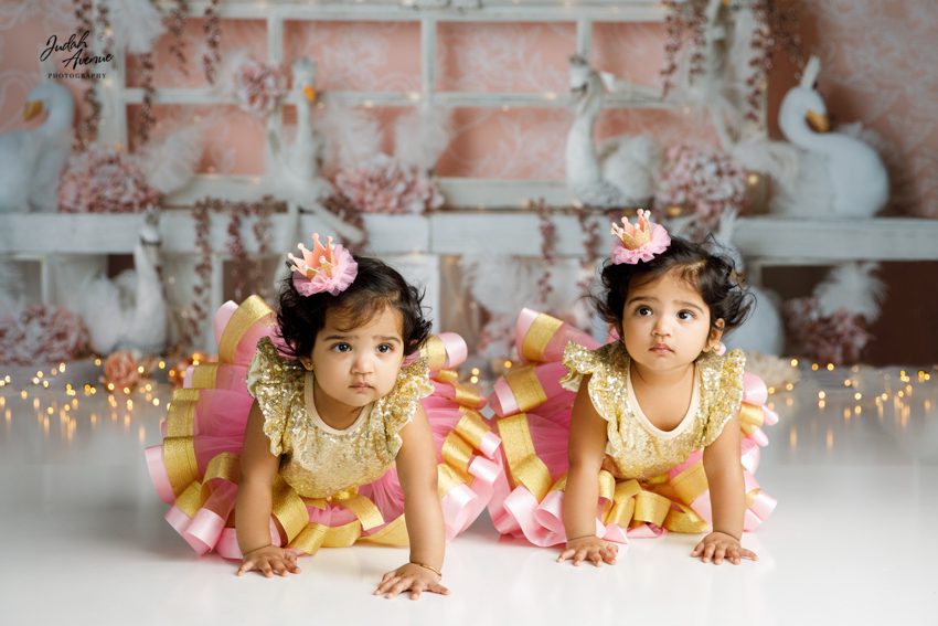 twins cake smash photographer in washington dc virginia maryland