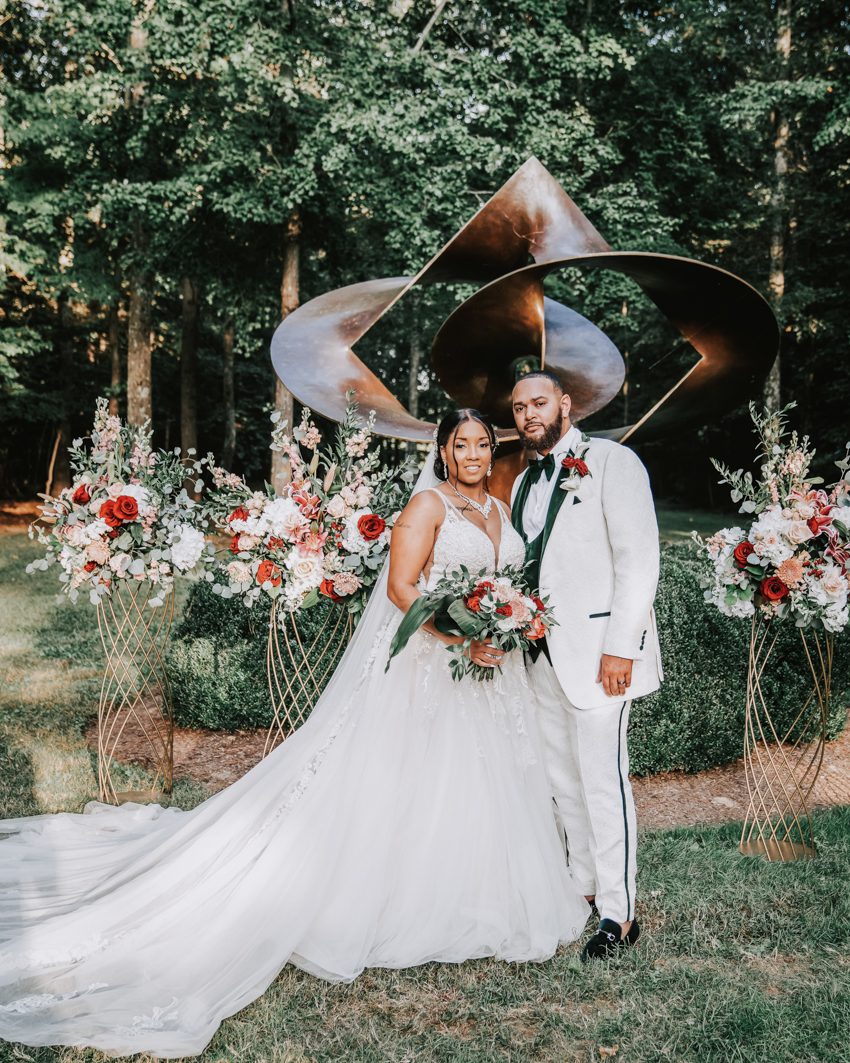 takiera raymond wedding at annmarie sculpture garden & arts center wedding photographer in maryland