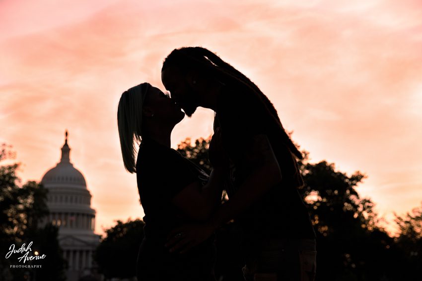 Jamila and Devontez engagement photographer in washington dc virginia maryland