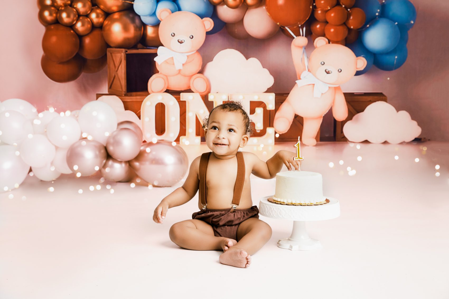 cake smash and family photographer in maryland virginia washington dc