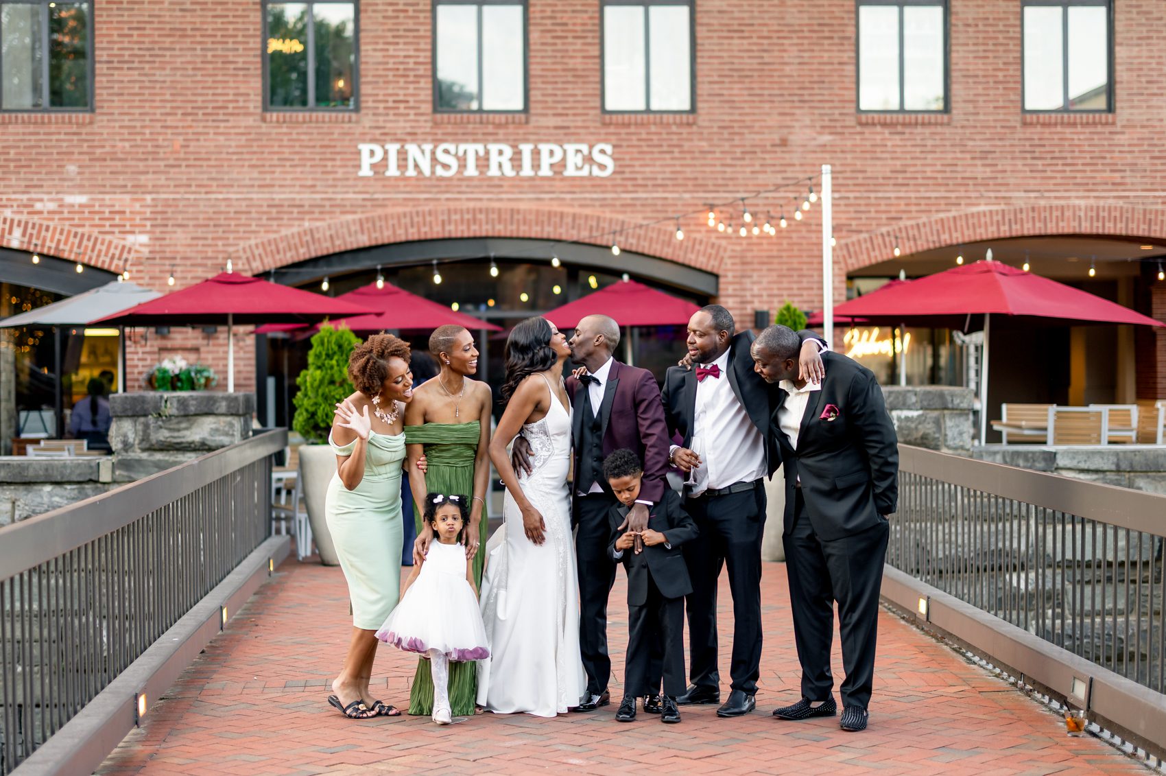 wedding at pinstripes Georgetown in Washington DC wedding photographer in virginia wedding photographer in maryland wedding photographer in washington dc