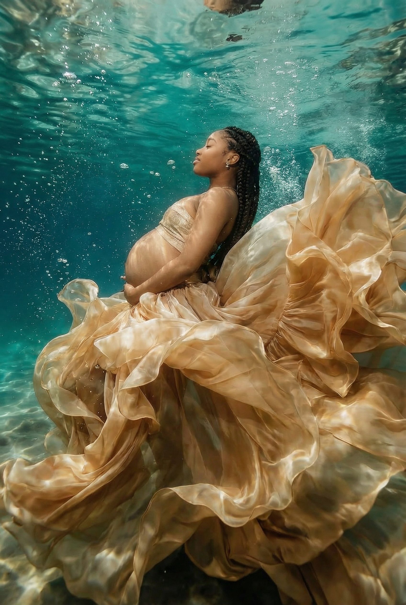 concept atelier underwater maternity photographer in maryland virginia washington dc