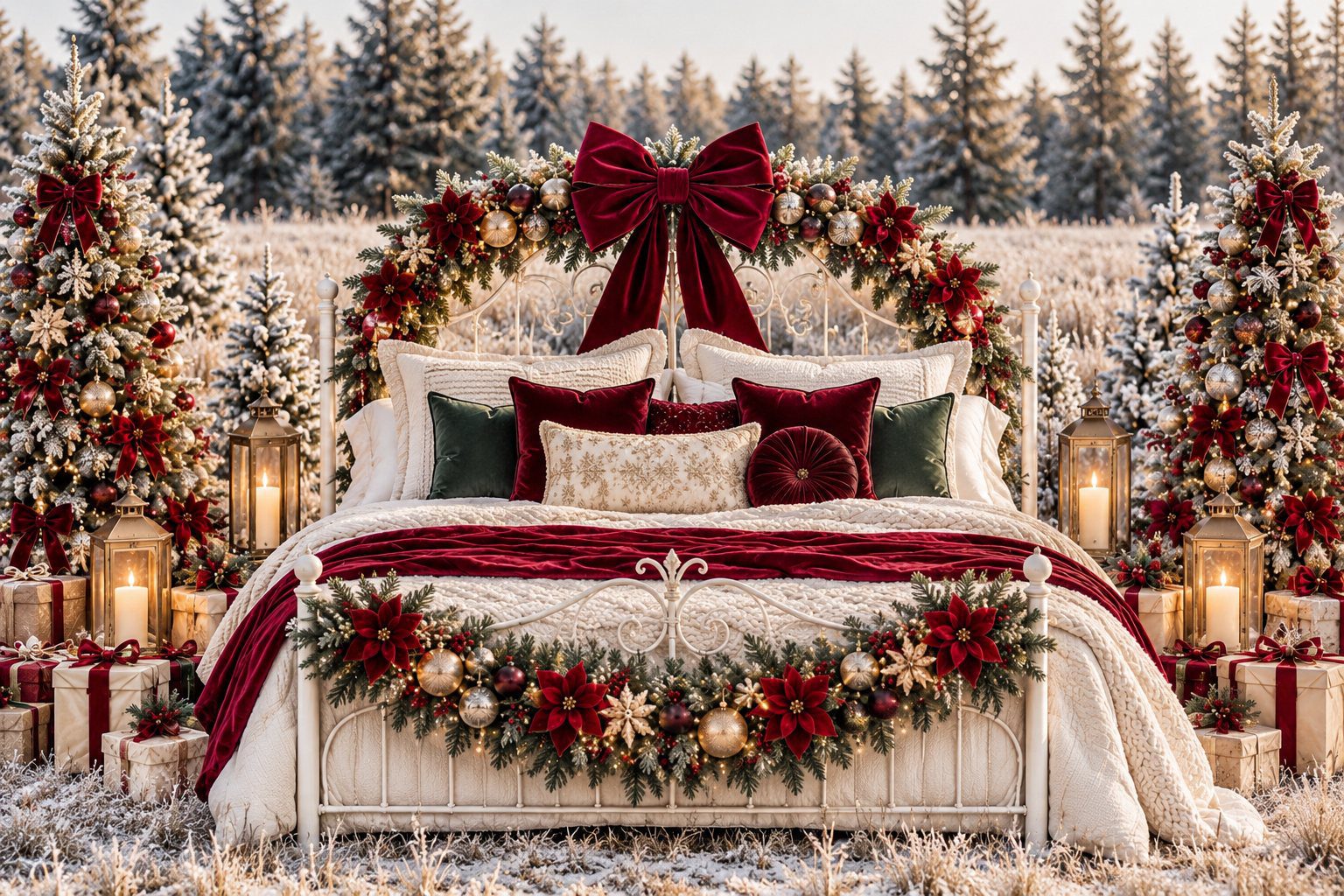 DMV holiday mini session photographer, Holiday Bordeaux backdrop in deep burgundy and emerald