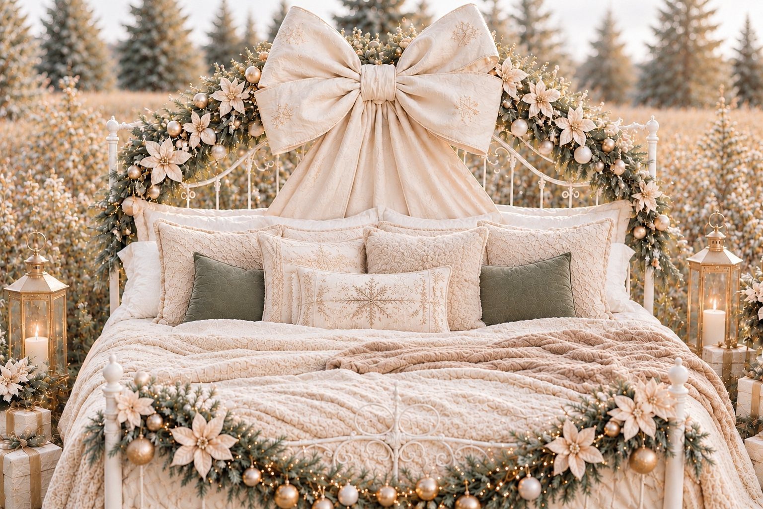 Gilded Holiday Christmas mini session in the DMV, gold storybook holiday backdrop for families