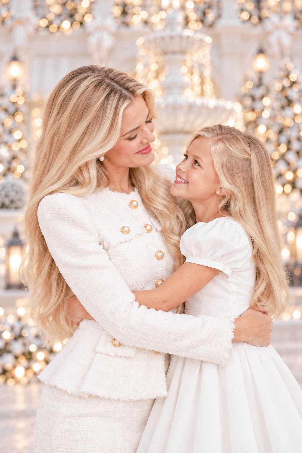 Parisian Christmas mini session in the DMV, Avenue de Noël storefront holiday backdrop