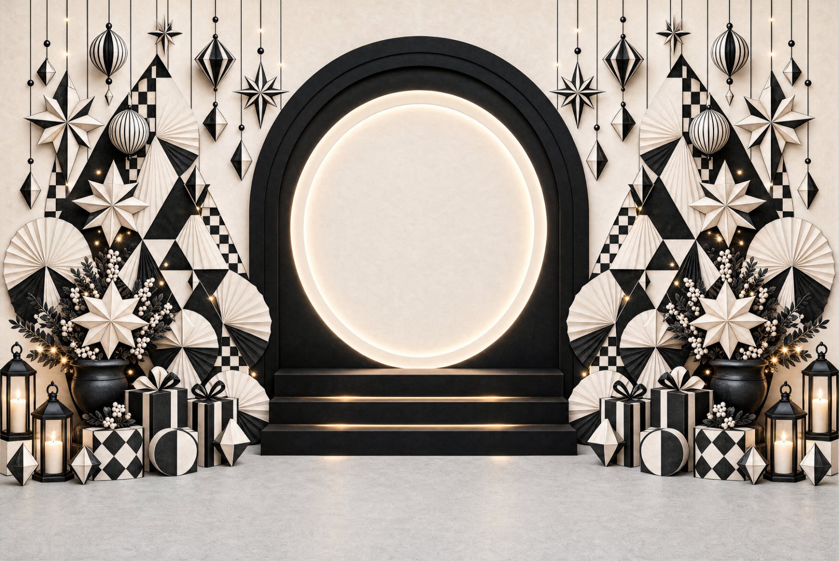 Luxury Christmas mini session in the DMV, Papërie Luxe paper art holiday backdrop